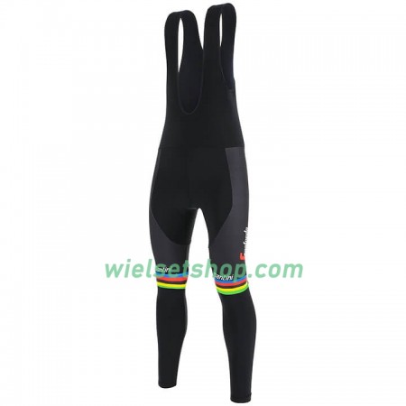 Fietsbroek Lang met Bretels 2020 Trek-Segafredo UCI World Champion N001
